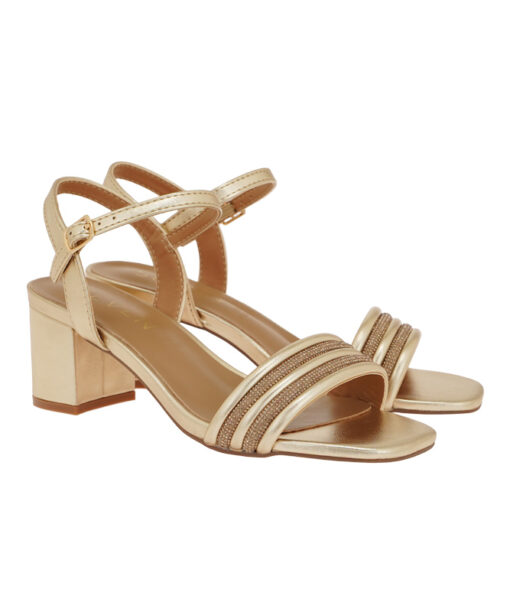 SEVEN (W490E0764Z36)-LT GOLD-GOLD STRASS