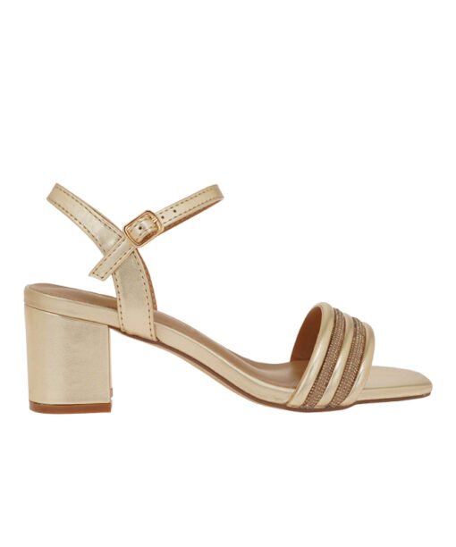 Alternative view of SEVEN (W490E0764Z36)-LT GOLD-GOLD STRASS