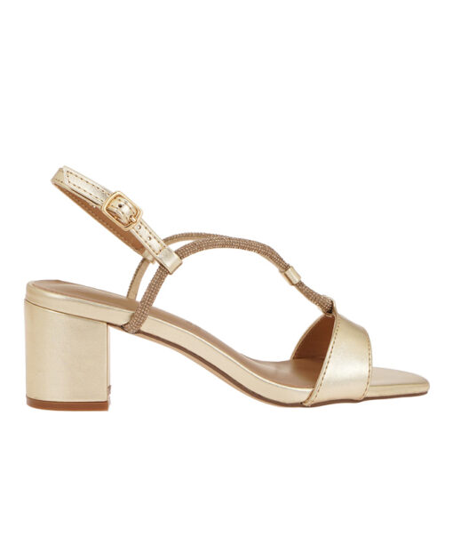 Alternative view of SEVEN (W490E6144Z36)-LT GOLD-GOLD STRASS