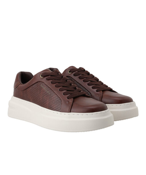 RENATO GARINI-DAVEB-3 (W570003332J3)-BROWN KNIT-CREAM OUTSOLE
