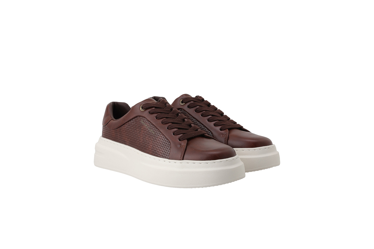 RENATO GARINI-DAVEB-3 (W570003332J3)-BROWN KNIT-CREAM OUTSOLE
