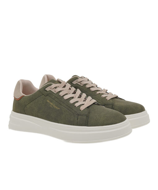RENATO GARINI-DAVES 711 (W570011739K6)-KHAKI NUBUCK-BEIGE TAN