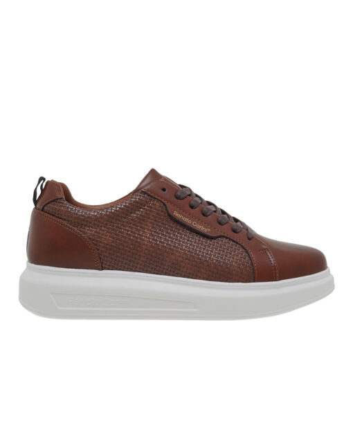 Alternative view of RENATO GARINI-MARCELLO-9-928 (W570092832J2)-DK TAN-TAN KNIT-WHITE OUTSOLE