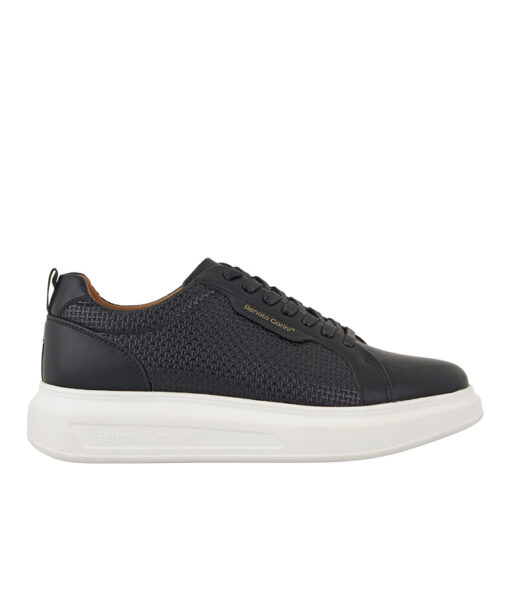 Alternative view of RENATO GARINI-MARCELLO-9-028 (W57009283574)-BLACK KNIT-WHITE OUTSOLE