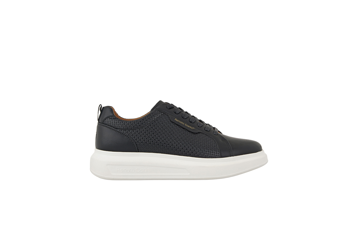 RENATO GARINI-MARCELLO-9-028 (W57009283574)-BLACK KNIT-WHITE OUTSOLE - Image 2