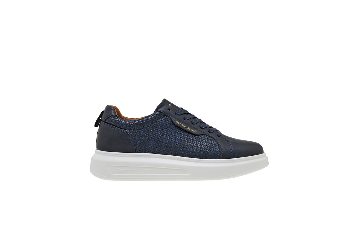 RENATO GARINI-MARCELLO-9-028 (W57009283587)-NAVY KNIT-WHITE OUTSOLE - Image 2