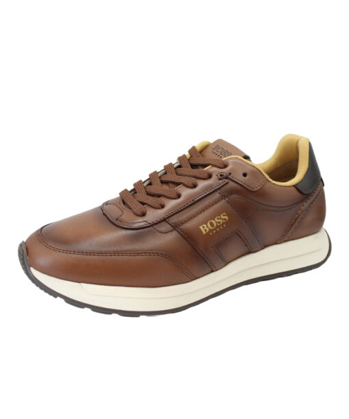 BOSS SHOES (D321-A)-COGNAC-BURN