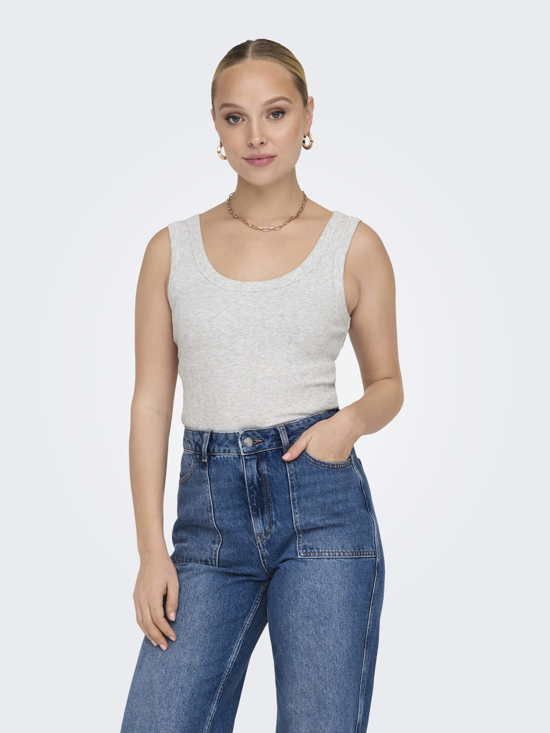 ONLY-ONLEASY (15315571-4423884)-LIGHT-GREY-MELANGE
