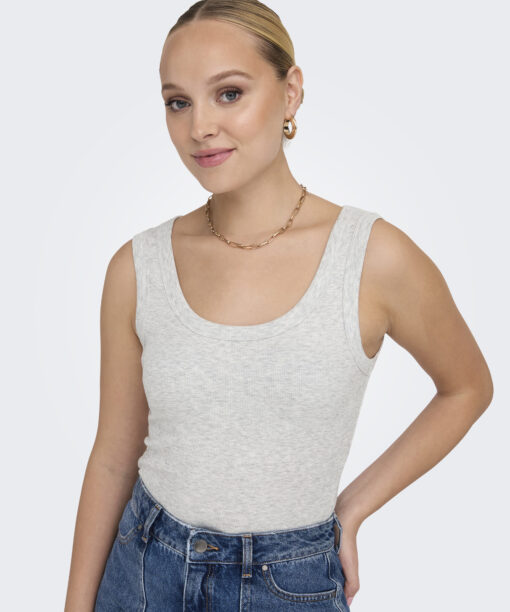 Alternative view of ONLY-ONLEASY (15315571-4423884)-LIGHT-GREY-MELANGE