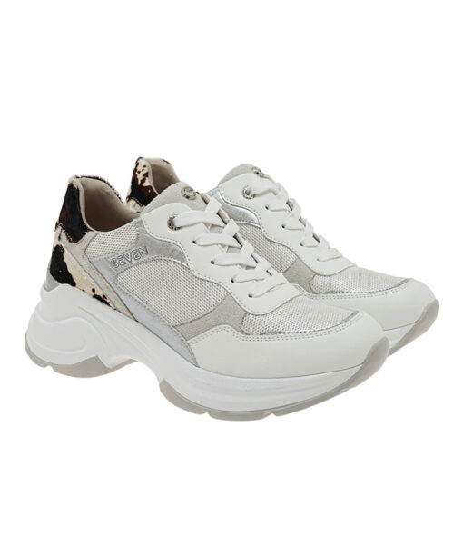 SEVEN (W119R71239V6)-WHITE-SILVER-COW-PONY