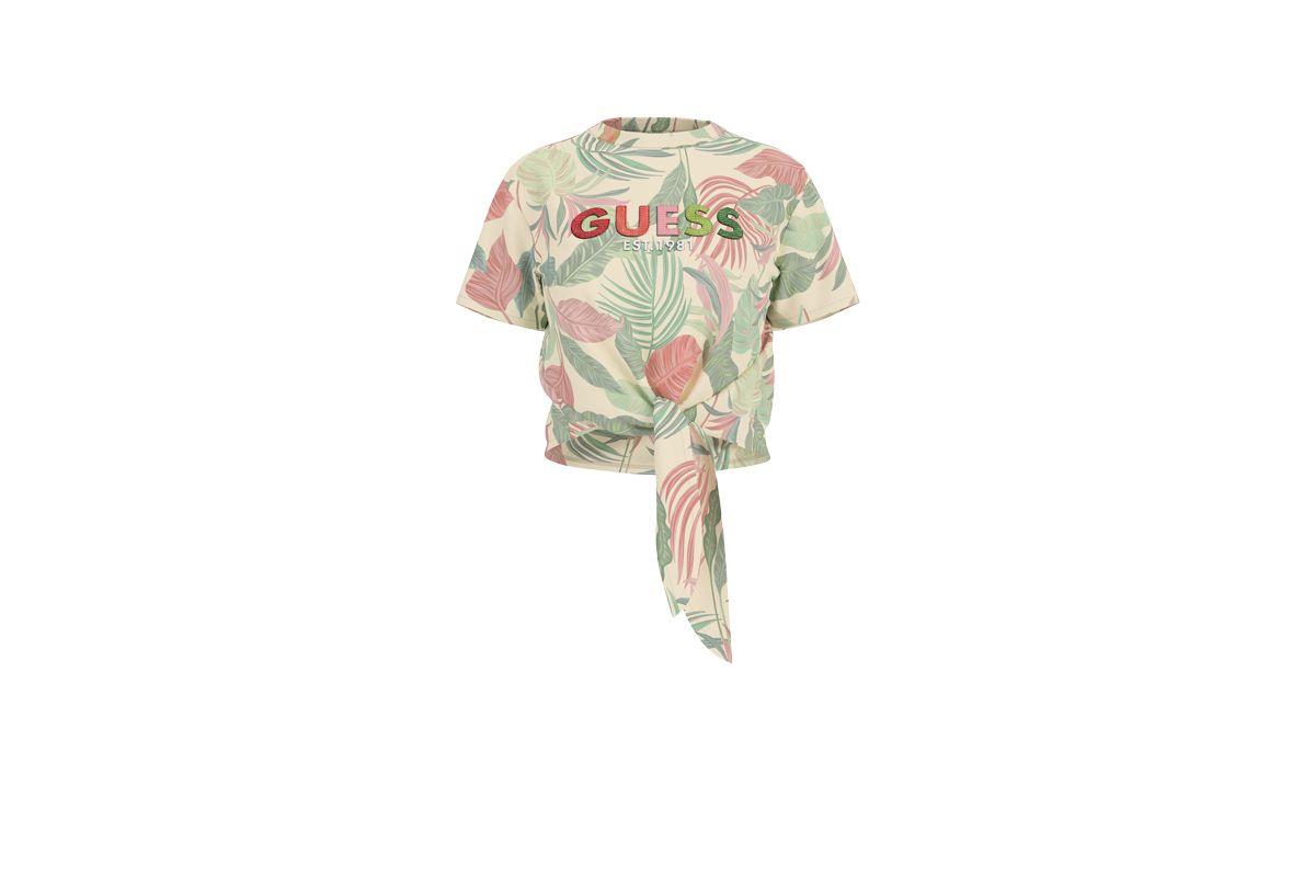 GUESS (W6GI09K3024-PMHY)-CHOCO-JUNGLE-PRINT-S