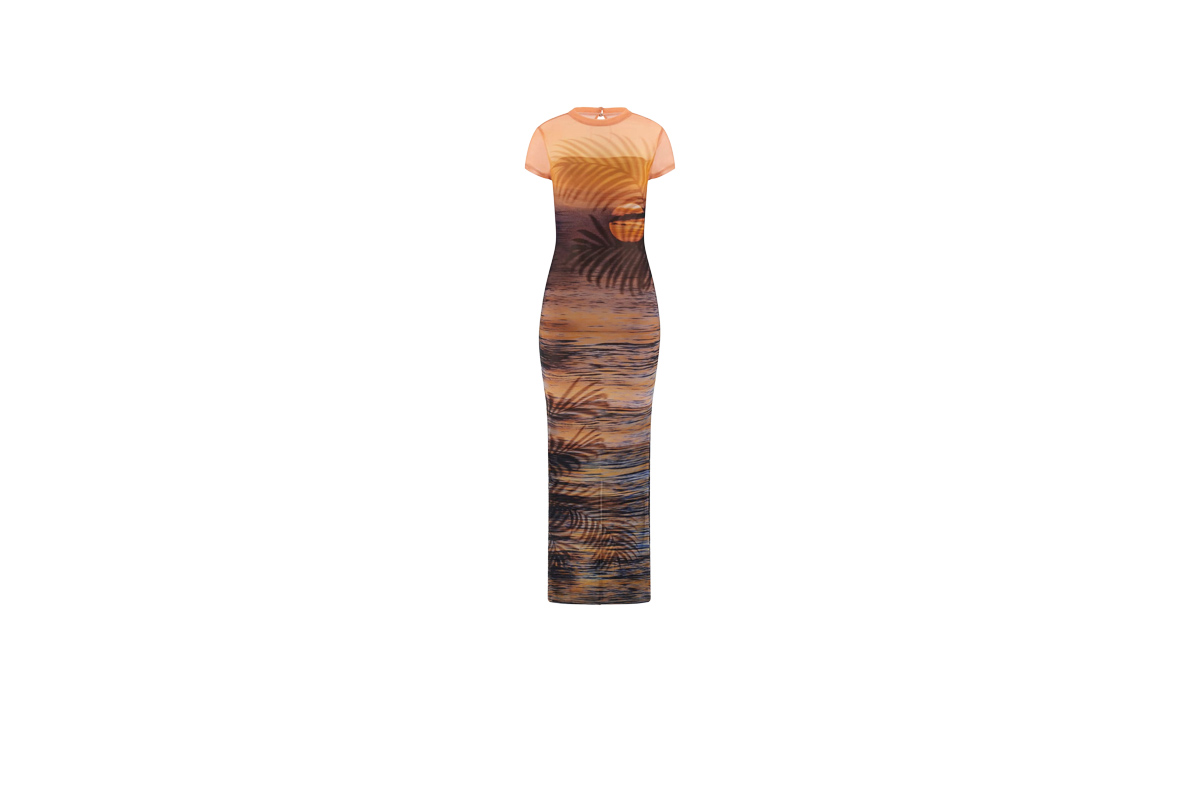 GUESS (W6GKA9K3607-F6N5)-PEACH-CORAL-MULTI - Image 2